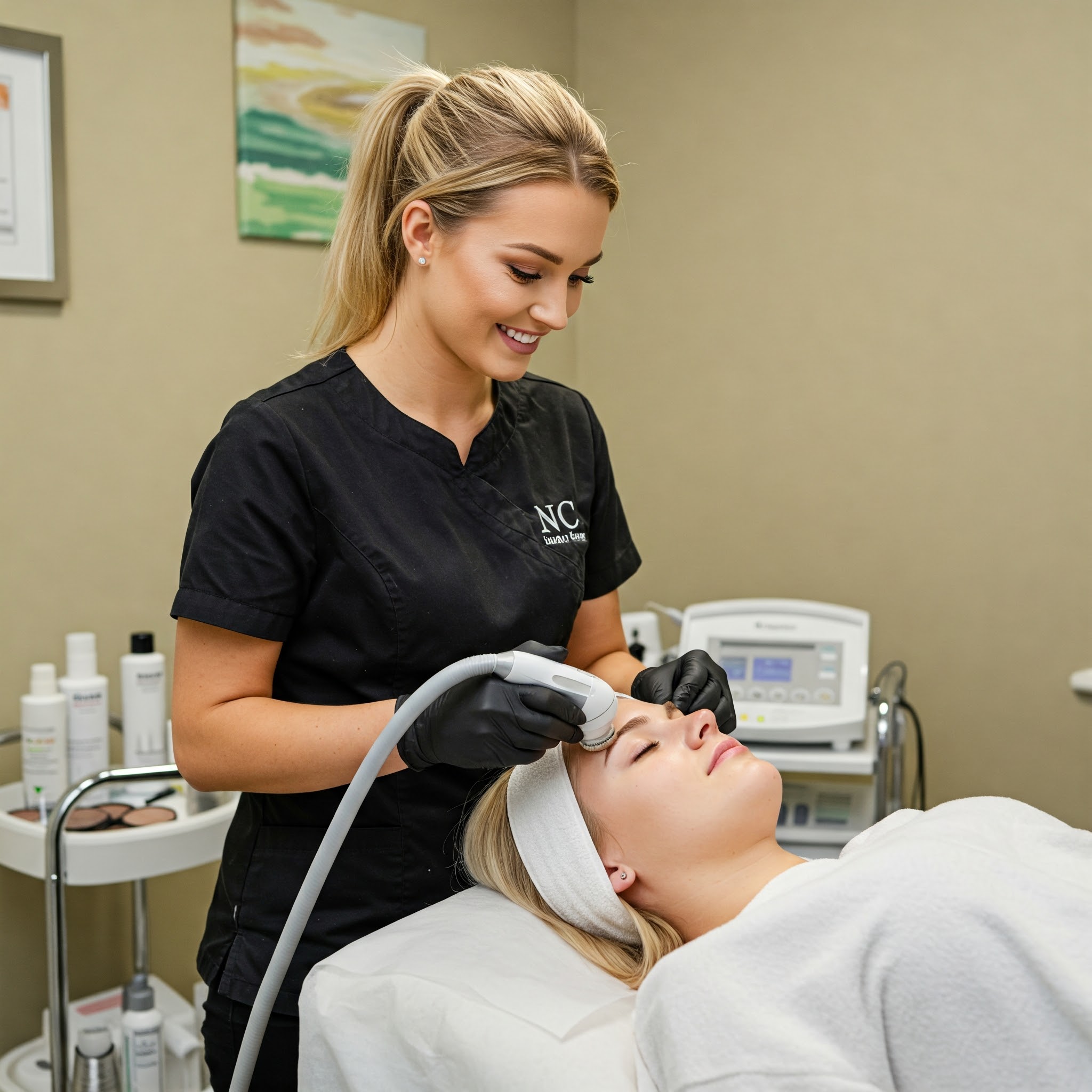 Limpieza hidrafacial en Natural Care Center